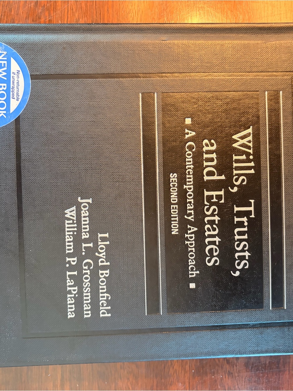 Wills, Trusts, and Estates Hardcover Textbook - Black